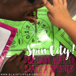 the easy way to make a spinner